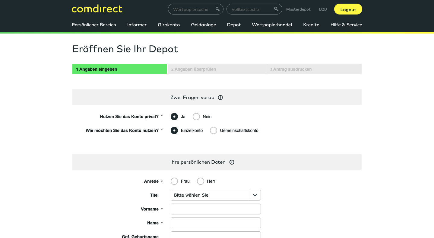 Comdirect Depot Erfahrungen: Kostenlose Bank im Test! 4